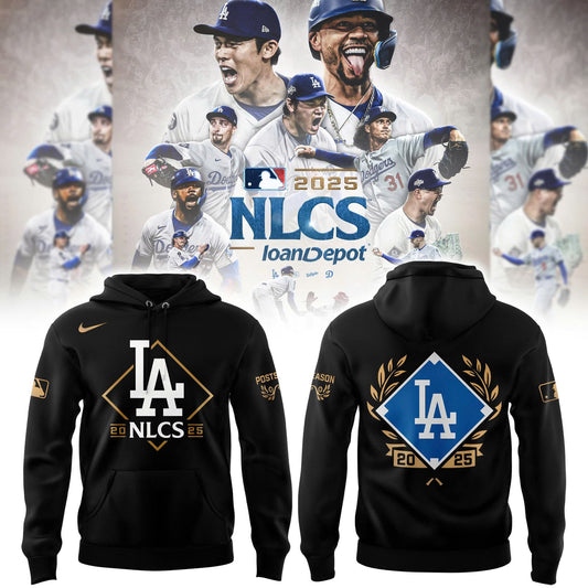 Los Angeles Dodgers Black National League Division Series Champions Locker Room Hoodie