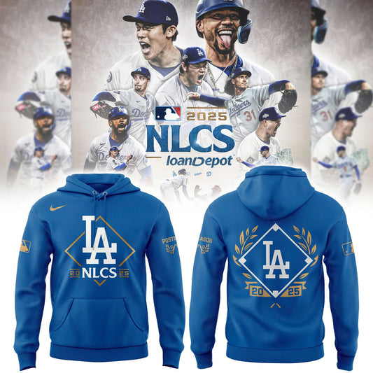 Los Angeles Dodgers Blue National League Division Series Champions Locker Room Hoodie