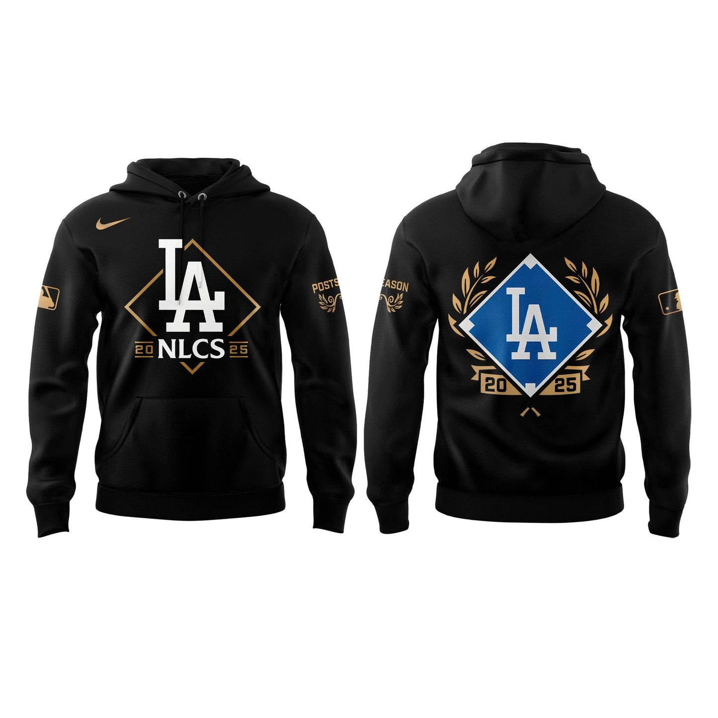 Los Angeles Dodgers Black National League Division Series Champions Locker Room Hoodie