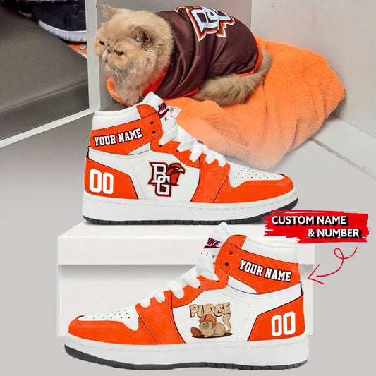 Limited Edition BGSU Pudge The Cat New Shoe