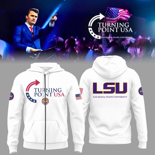 Limited Edition Louisiana State University x Turning Point USA ZIP Hoodie