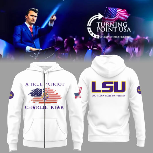 Limited Edition Louisiana State University x Turning Point USA ZIP Hoodie