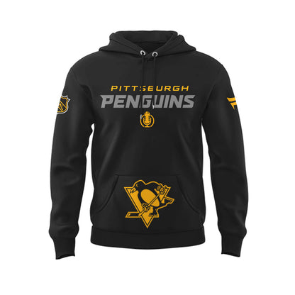 Limited Edition Honoring The Legend, Mike Lange - "Voice of the Penguins" Hoodie-LL250220002