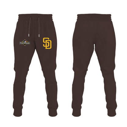 San Diego Padres Brown 2025 Postseason Locker Room ZipHoodie