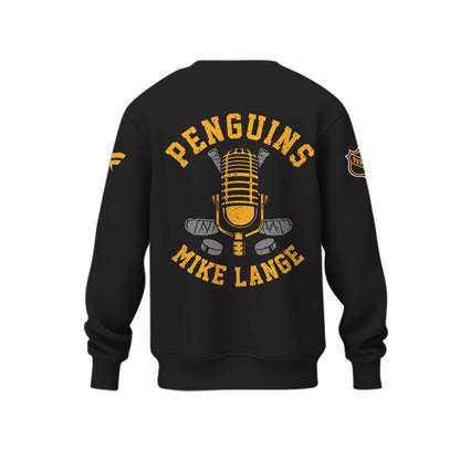 Limited Edition Honoring The Legend, Mike Lange – “Voice of the Penguins” Sweatshirt-LL250220003