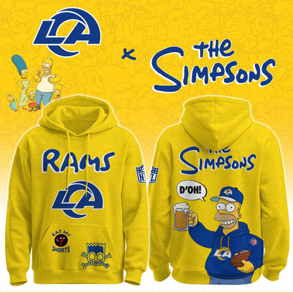 Rams x The Simpsons Crossover Hoodie