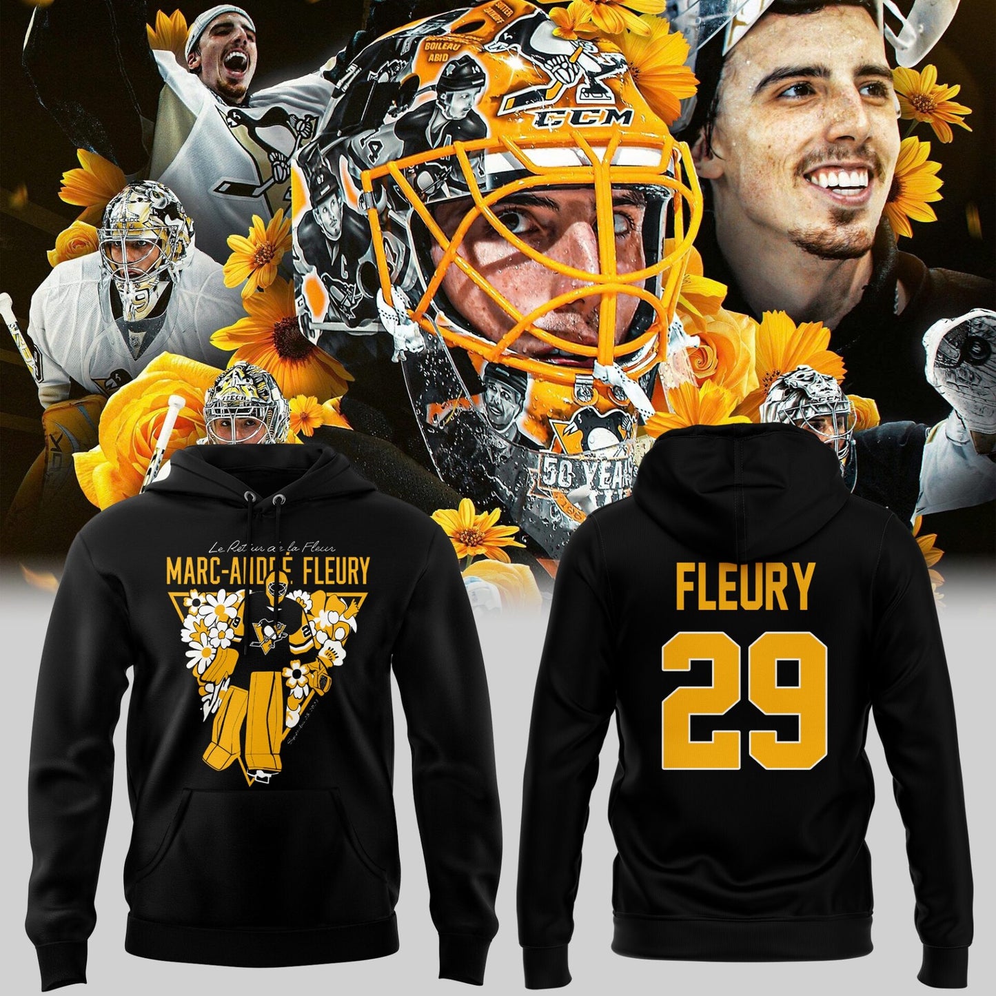 Limited Edition Pittsburgh Hockey Fleury Exclusive Hoodie-ND09282501
