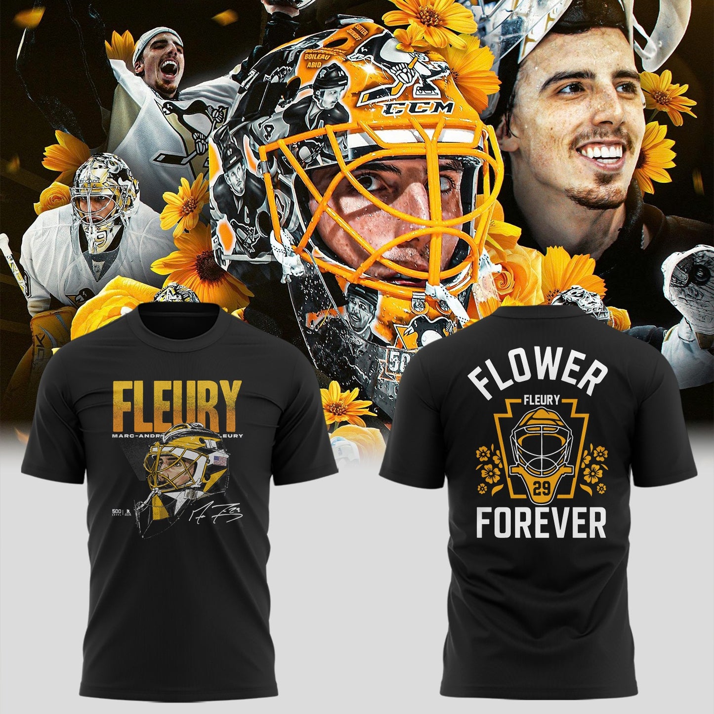 Limited Edition Pittsburgh Hockey Fleury Exclusive TShirt-ND09282512