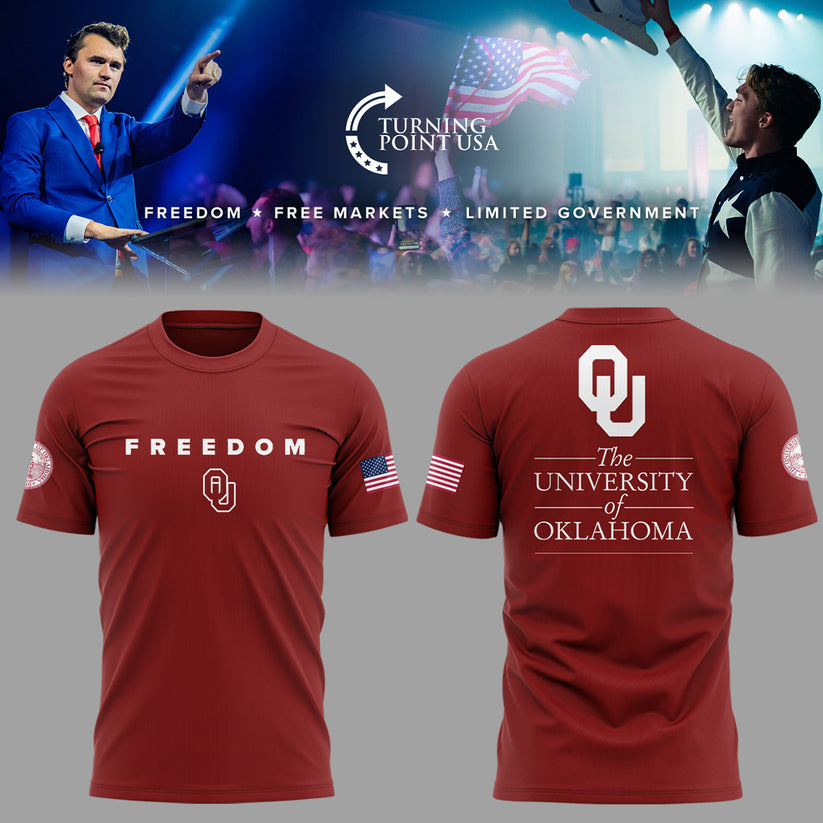 Limited Edition Oklahoma x Turning Point USA 2025 TShirt