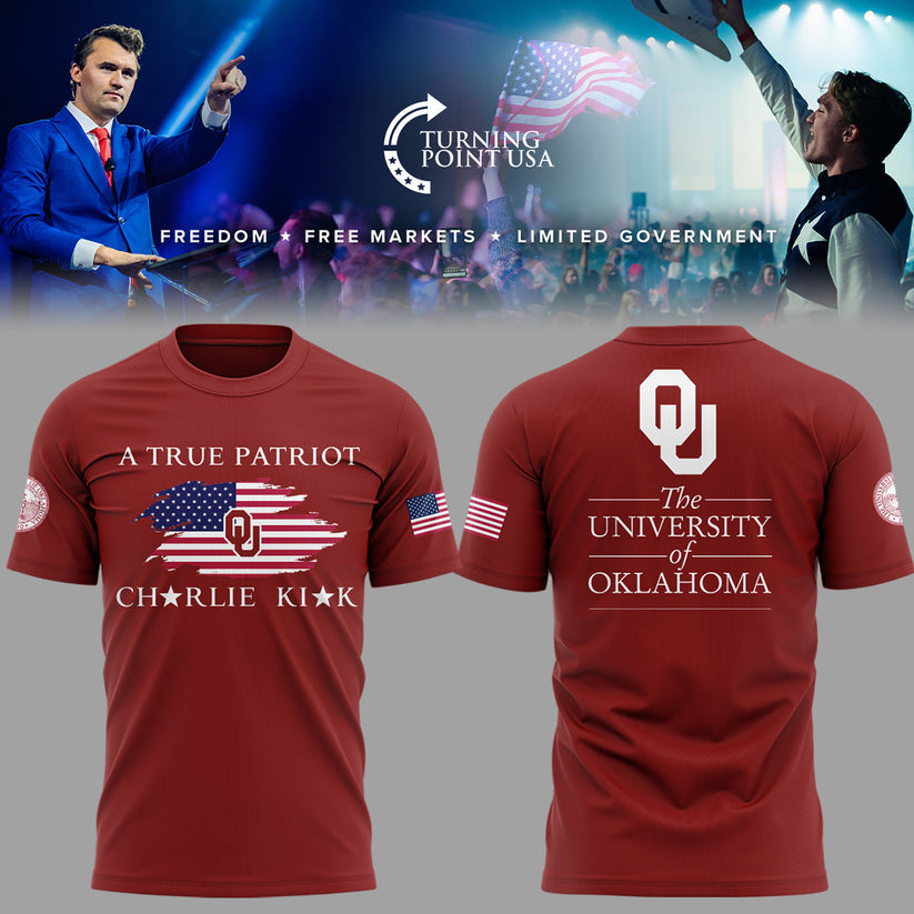 Limited Edition Oklahoma x Turning Point USA 2025 TShirt