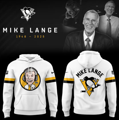 Limited Edition Honoring The Legend, Mike Lange - "Voice of the Penguins" Hoodie-PA02202510