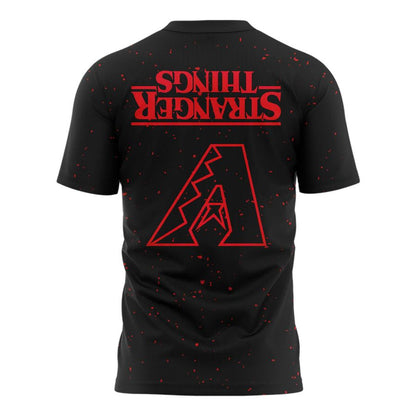 Exclusive Arizona Diamondbacks x Stranger Things 2025 T-Shirt
