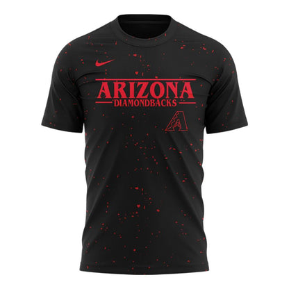 Exclusive Arizona Diamondbacks x Stranger Things 2025 T-Shirt