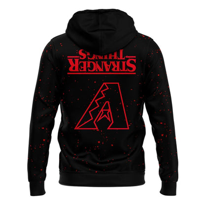 Exclusive Arizona Diamondbacks x Stranger Things 2025 Hoodie