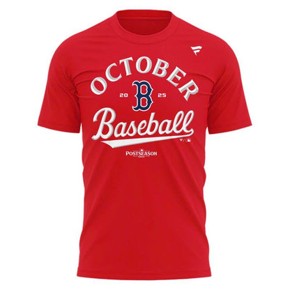 Special October Baseball Post Season 2025 Red Sox T-Shirt