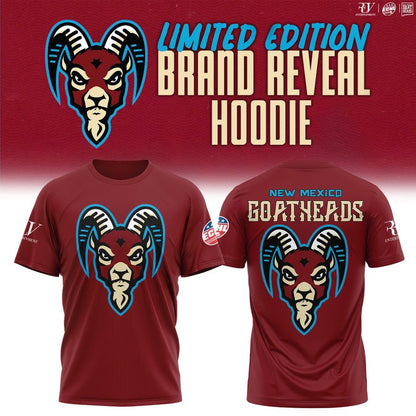 Goatheads Primary Logo T-Shirt Maroon - V2