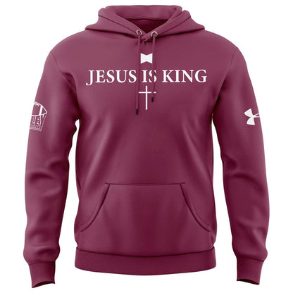 Saluki Football "Jesus Is King" Hoodie 2025