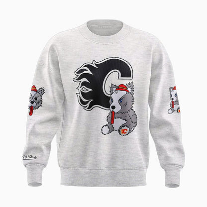 Mitchell & Ness Calgary Flames NHL Sweatshirt V1