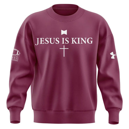 Saluki Football "Jesus Is King" Sweatshirt 2025