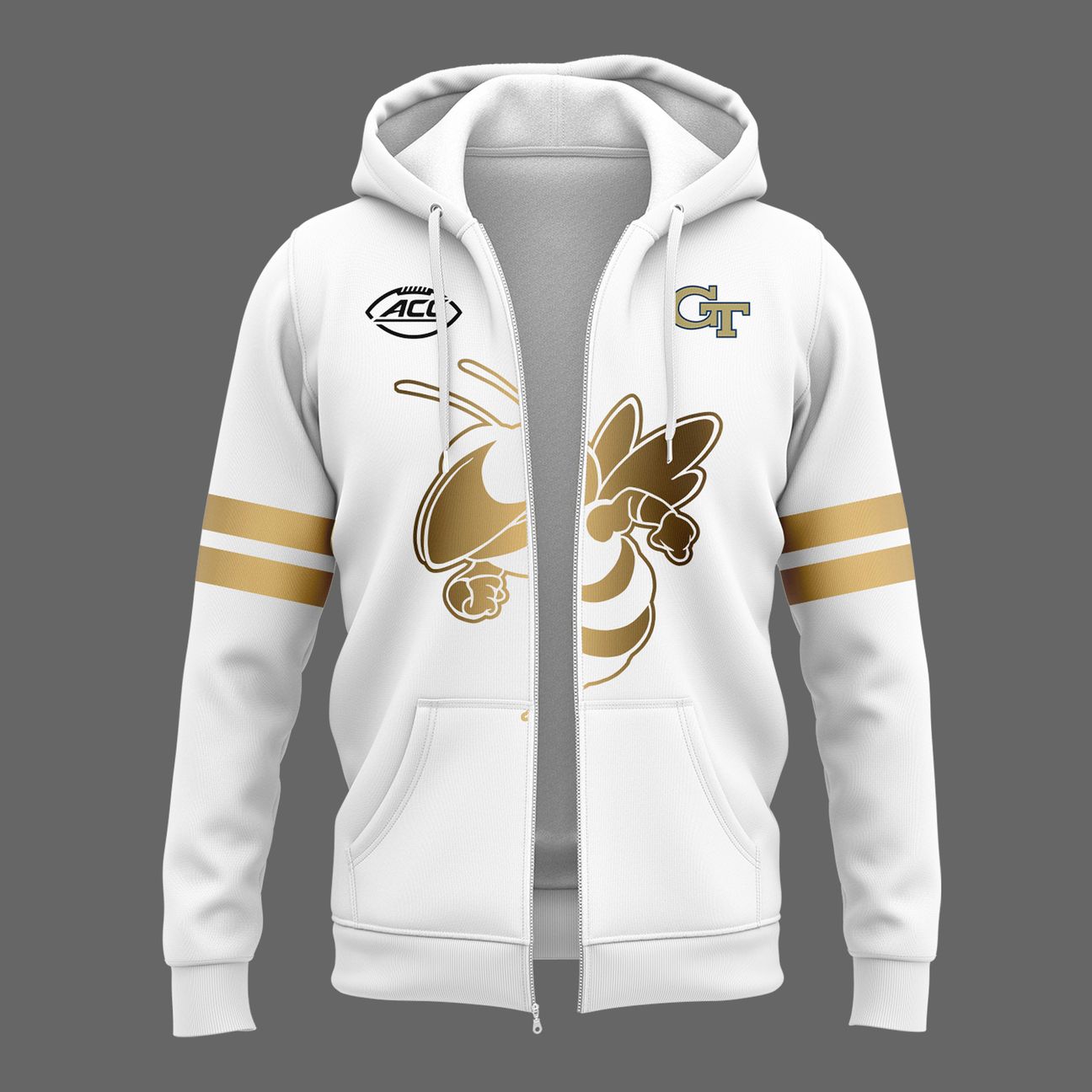 New Version Georgia Tech Football 2025 zip hoodie for fans