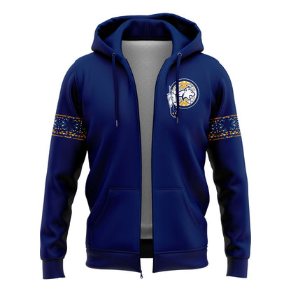 Montana State Football Native American Heritage Month Zip Hoodie