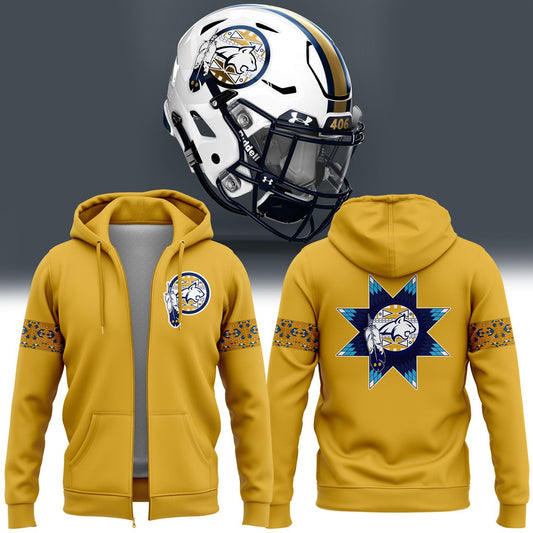 Montana State Football Native American Heritage Month Zip Hoodie