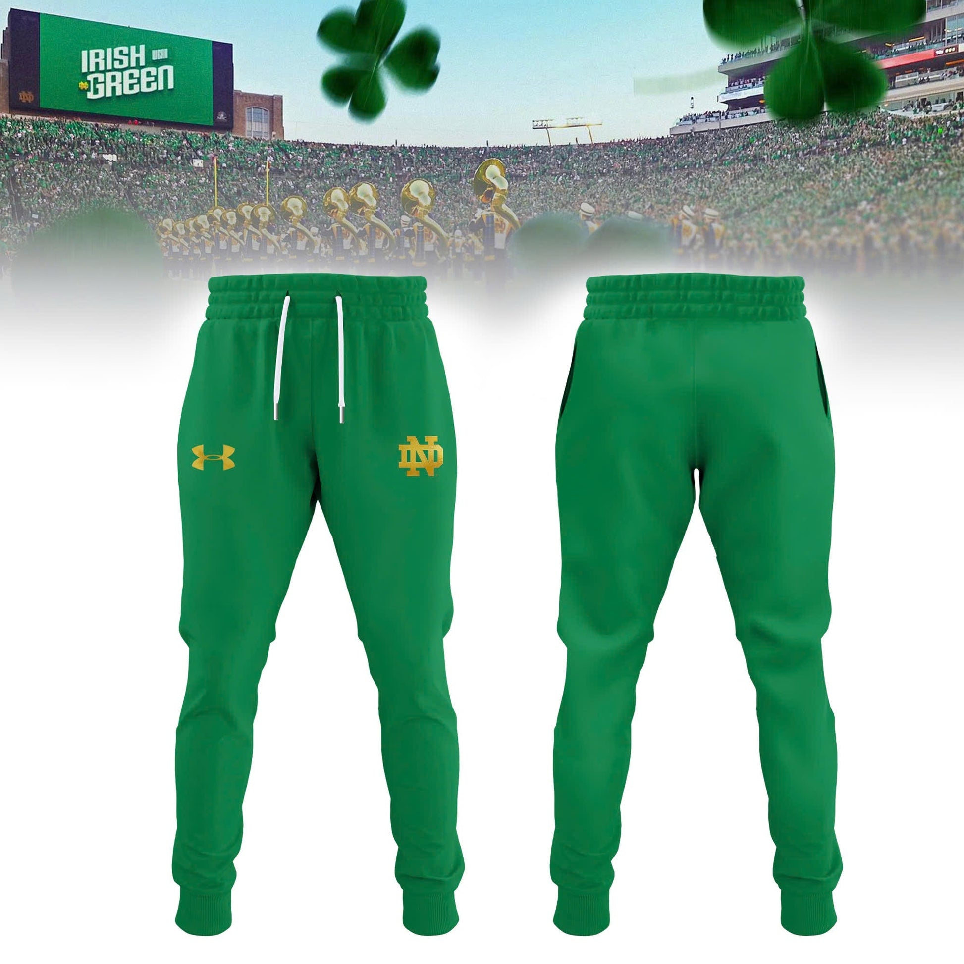 Limited Edition Notre Dame IRISH WEAR GREEN Series Hoodie